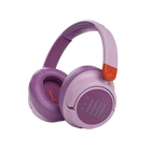 JBL JR 460NC - Pink - Wireless over-ear Noise Cancelling kids headphones - Hero
